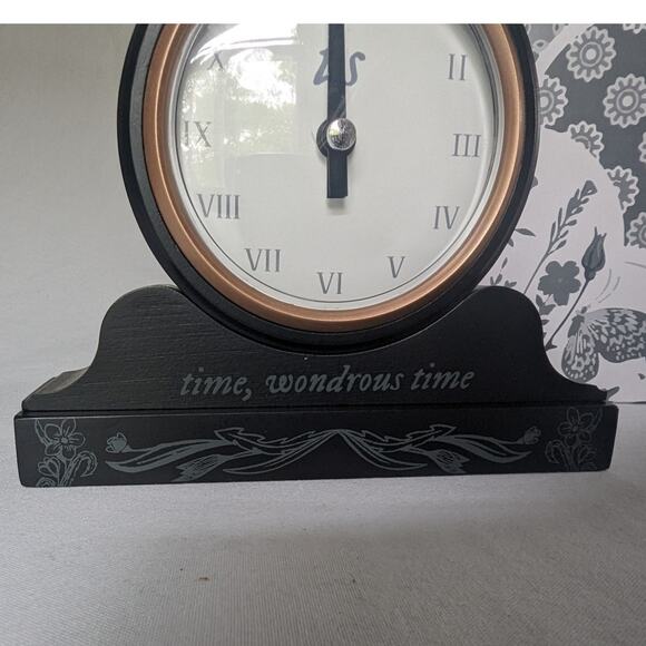 Taylor Swift Clock Folklore Era Time Wondrous Time Lyrics Desk Decor Bookshelf - Picture 4 of 11